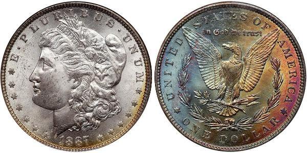1 Dollar 美利堅合眾國 (1776 - ) 銀 