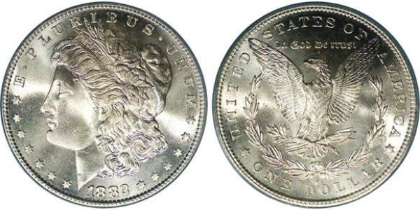 1 Dollar 美利堅合眾國 (1776 - ) 銀 
