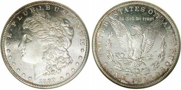 1 Dollar 美利堅合眾國 (1776 - ) 銀 