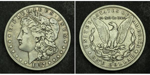 1 Dollar 美利堅合眾國 (1776 - ) 銀 