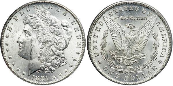 1 Dollar 美利堅合眾國 (1776 - ) 銀 