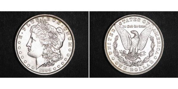 1 Dollar 美利堅合眾國 (1776 - ) 銀 
