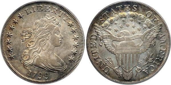1 Dollar 美利堅合眾國 (1776 - ) 銀 Anne Willing Bingham (1764-1801)