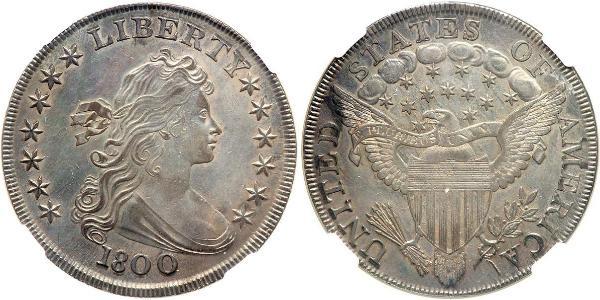 1 Dollar 美利堅合眾國 (1776 - ) 銀 Anne Willing Bingham (1764-1801)