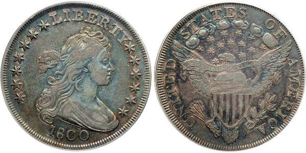 1 Dollar 美利堅合眾國 (1776 - ) 銀 Anne Willing Bingham (1764-1801)