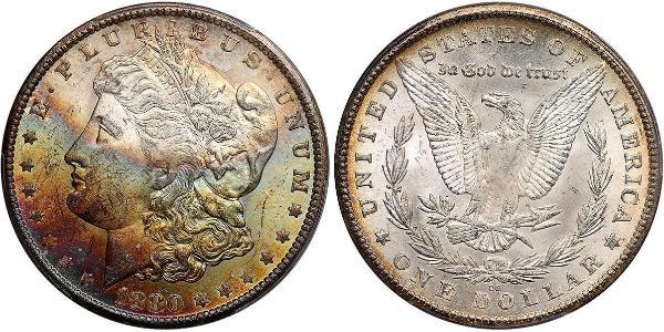 1 Dollar 美利堅合眾國 (1776 - ) 銀 