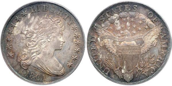 1 Dollar 美利堅合眾國 (1776 - ) 銀 Anne Willing Bingham (1764-1801)
