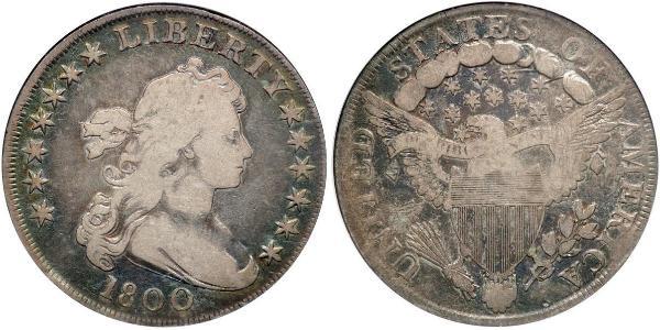 1 Dollar 美利堅合眾國 (1776 - ) 銀 Anne Willing Bingham (1764-1801)
