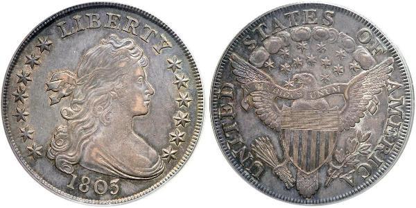 1 Dollar 美利堅合眾國 (1776 - ) 銀 Anne Willing Bingham (1764-1801)