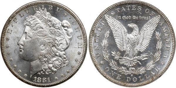 1 Dollar 美利堅合眾國 (1776 - ) 銀 