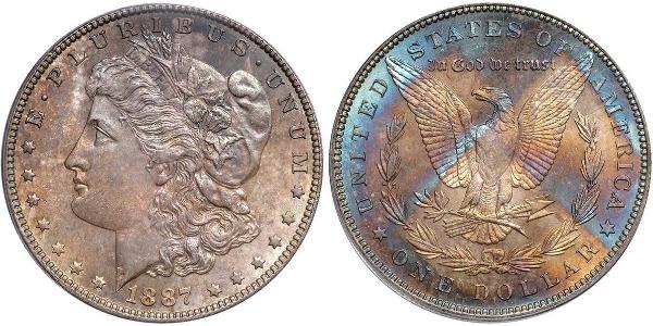 1 Dollar 美利堅合眾國 (1776 - ) 銀 