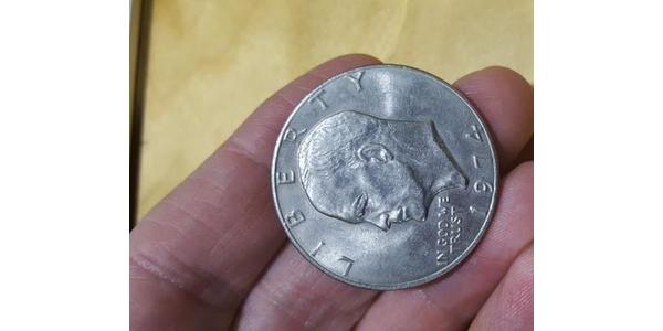 1 Dollar 美利堅合眾國 (1776 - ) 銀 Dwight David Eisenhower (1890-1969)