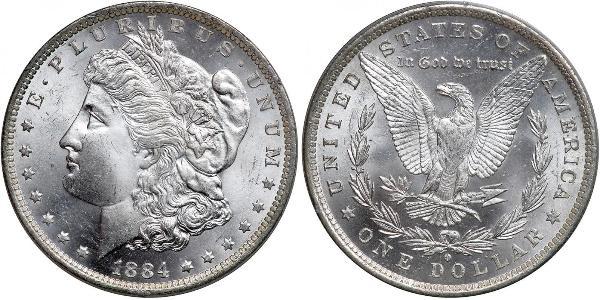 1 Dollar 美利堅合眾國 (1776 - ) 銀 