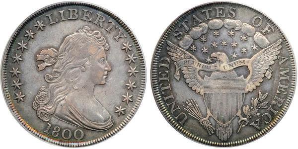 1 Dollar 美利堅合眾國 (1776 - ) 銀 Anne Willing Bingham (1764-1801)