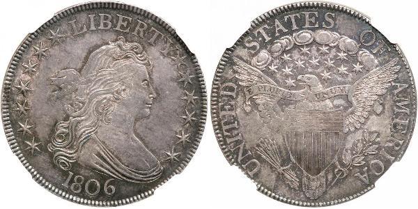 1 Dollar 美利堅合眾國 (1776 - ) 銀 Anne Willing Bingham (1764-1801)