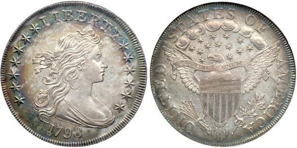 1 Dollar 美利堅合眾國 (1776 - ) 銀 Anne Willing Bingham (1764-1801)