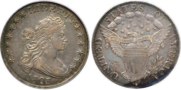 1 Dollar 美利堅合眾國 (1776 - ) 銀 Anne Willing Bingham (1764-1801)