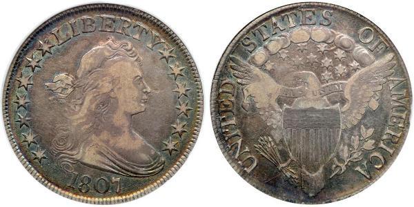 1 Dollar 美利堅合眾國 (1776 - ) 銀 Anne Willing Bingham (1764-1801)