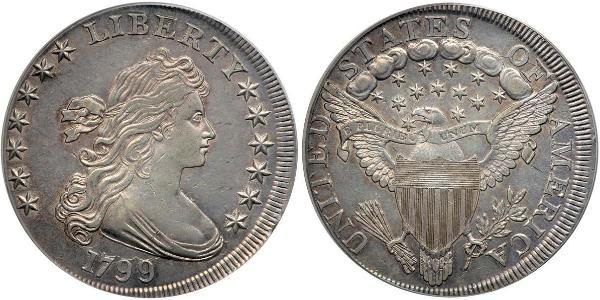 1 Dollar 美利堅合眾國 (1776 - ) 銀 Anne Willing Bingham (1764-1801)