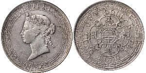 1 Dollar 香港 銀 爱德华七世 (1841-1910)