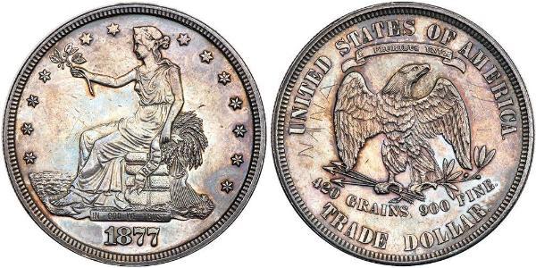 1 Dollar 美利堅合眾國 (1776 - ) 銀/銅 