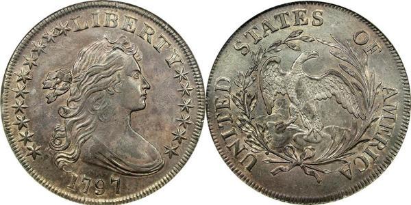 1 Dollar 美利堅合眾國 (1776 - ) 銀/銅 Anne Willing Bingham (1764-1801)
