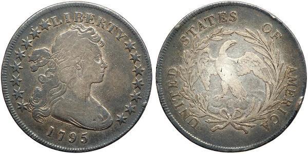1 Dollar 美利堅合眾國 (1776 - ) 銀/銅 Anne Willing Bingham (1764-1801)