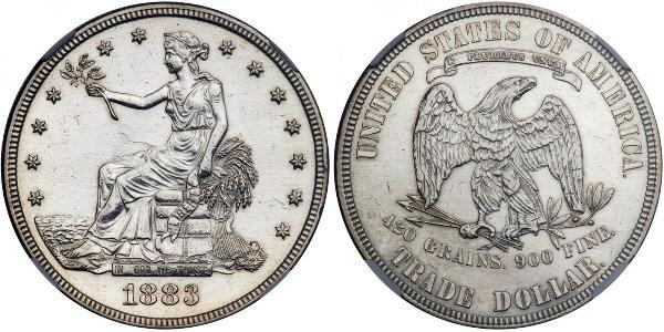 1 Dollar 美利堅合眾國 (1776 - ) 銀/銅 
