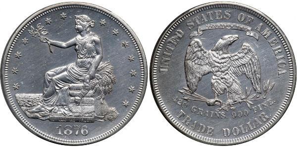 1 Dollar 美利堅合眾國 (1776 - ) 銀/銅 