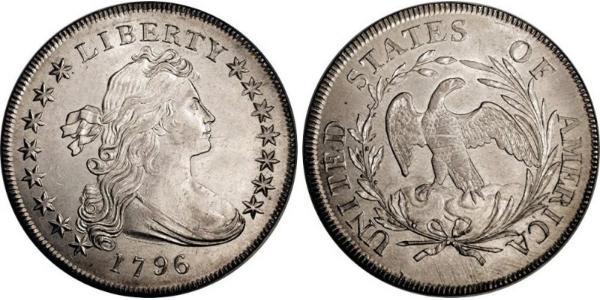 1 Dollar 美利堅合眾國 (1776 - ) 銀/銅 Anne Willing Bingham (1764-1801)