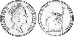 1 Dollar 澳大利亚 铝/镍/銅 伊丽莎白二世 (1926-2022)