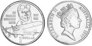 1 Dollar 澳大利亚 铝/銅/镍 伊丽莎白二世 (1926-2022)