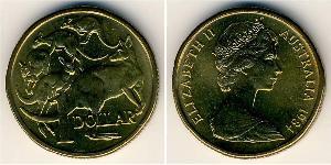 1 Dollar 澳大利亚 铝/銅/镍 伊丽莎白二世 (1926-2022)