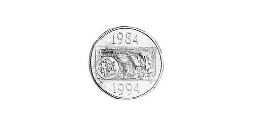 1 Dollar 澳大利亚 铝/銅/镍 伊丽莎白二世 (1926-2022)
