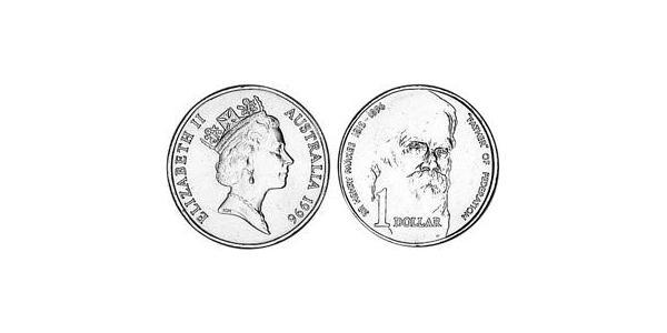 1 Dollar 澳大利亚 铝/銅/镍 伊丽莎白二世 (1926-2022)