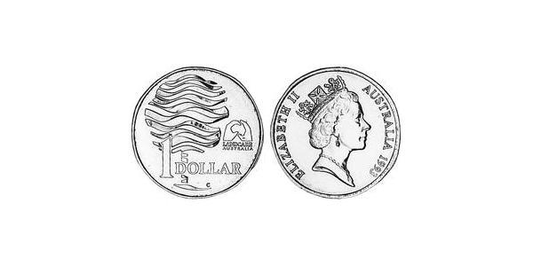 1 Dollar 澳大利亚 铝/銅/镍 伊丽莎白二世 (1926-2022)