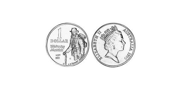1 Dollar 澳大利亚 铝/銅/镍 伊丽莎白二世 (1926-2022)