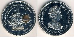 1 Dollar Cook Islands 镍/銅 
