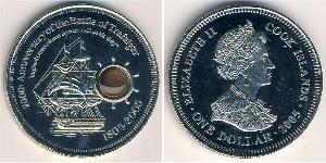 1 Dollar Cook Islands 銅/镍 