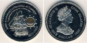 1 Dollar Cook Islands 銅/镍 