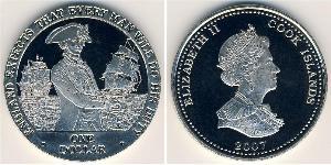 1 Dollar Cook Islands 銅/镍 