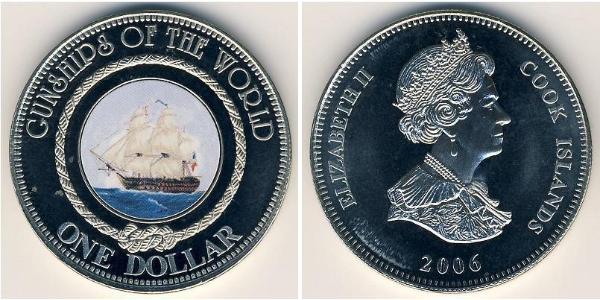 1 Dollar Cook Islands 銅/镍 