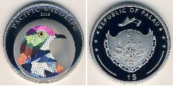 1 Dollar Palau 镍/銅 