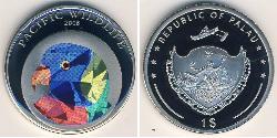 1 Dollar Palau 镍/銅 