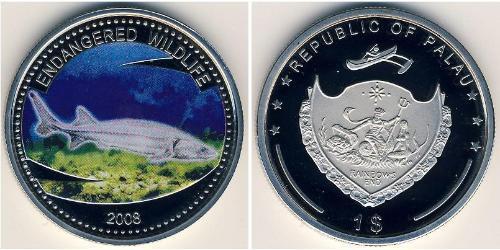 1 Dollar Palau 銅/镍 
