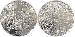 1 Dollar Sierra Leone 銅/镍 