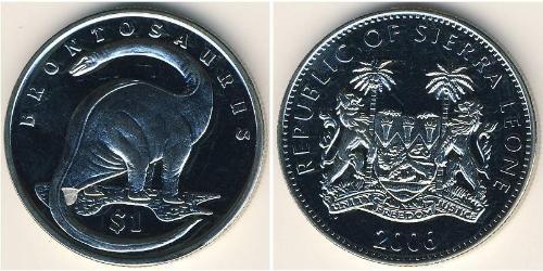 1 Dollar Sierra Leone 銅/镍 