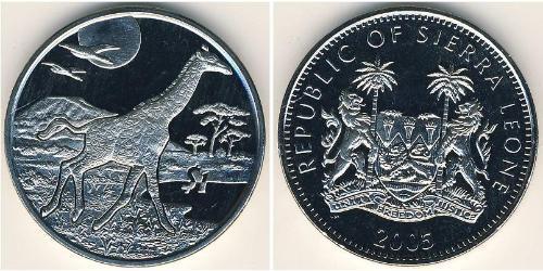 1 Dollar Sierra Leone 銅/镍 