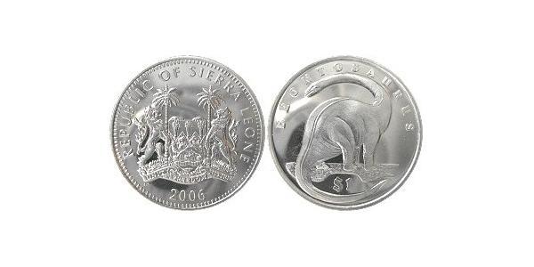 1 Dollar Sierra Leone 銅/镍 