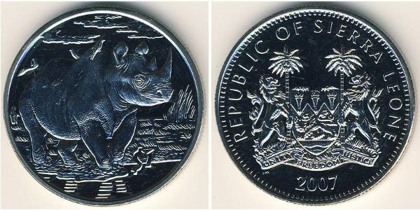1 Dollar Sierra Leone 銅/镍 